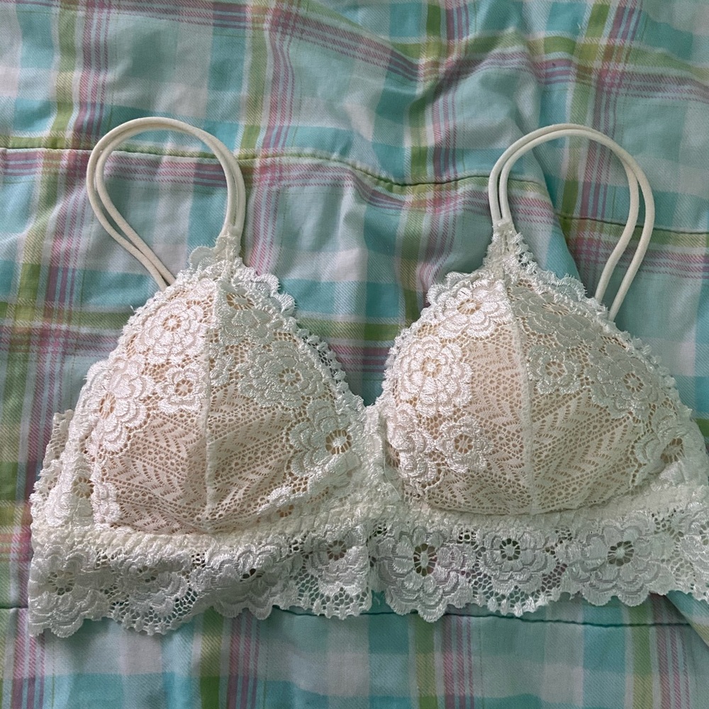 White Padded Bralette